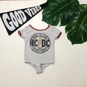 AC/DC Bodysuit, Girls 5/6 🔥😍🤘